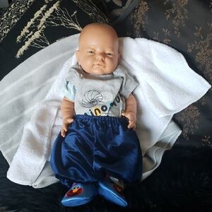 Berjusa VINTAGE Anatomically Correct Boy Baby Doll
